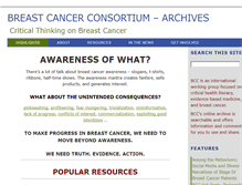 Tablet Screenshot of breastcancerconsortium.net